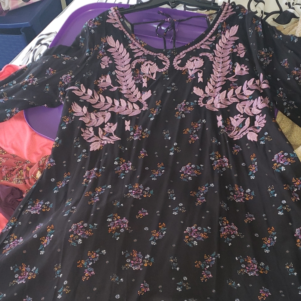 Purple  Bohemian dress